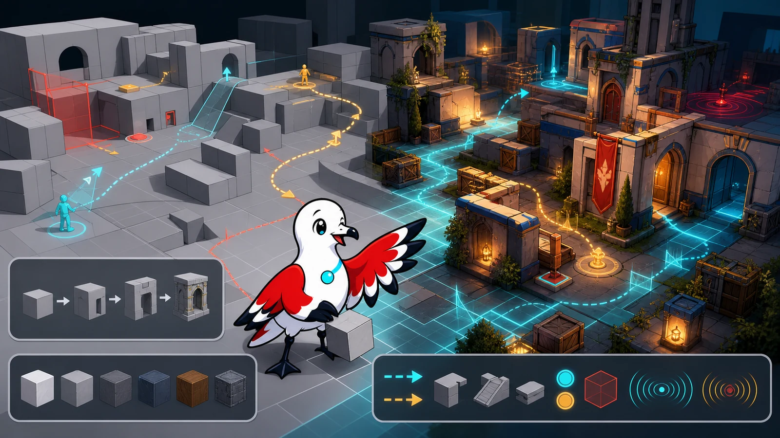 Designing Better Game Levels: Beauty, Challenge, Randomness and Function Across Unity, Unreal, Godot and Hammer